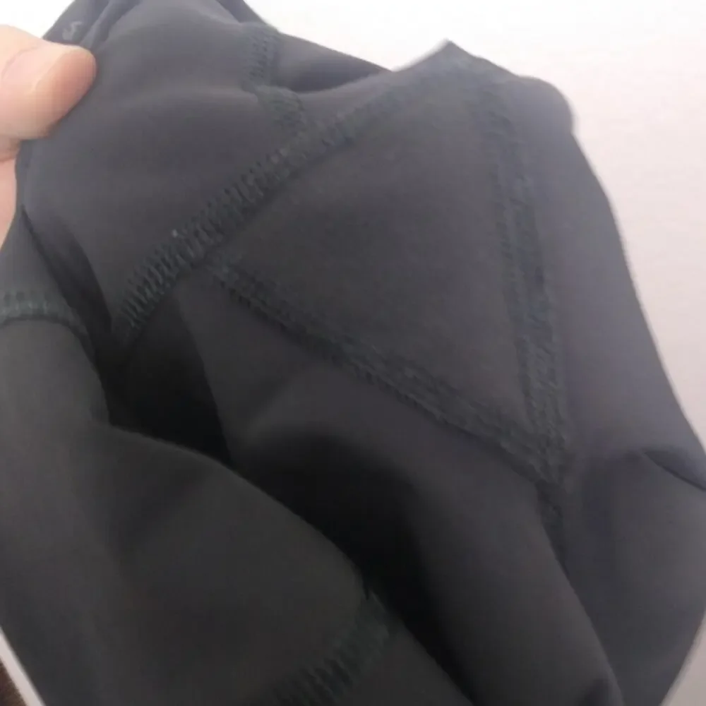 Lululemon Race With Grace Crop Leggings Soot / Bali Breeze Size 4 (Flaws)
